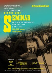 Plakat zimowego seminarium jidysz