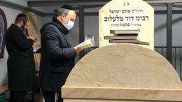 Żydzi modlący się w Lelowie